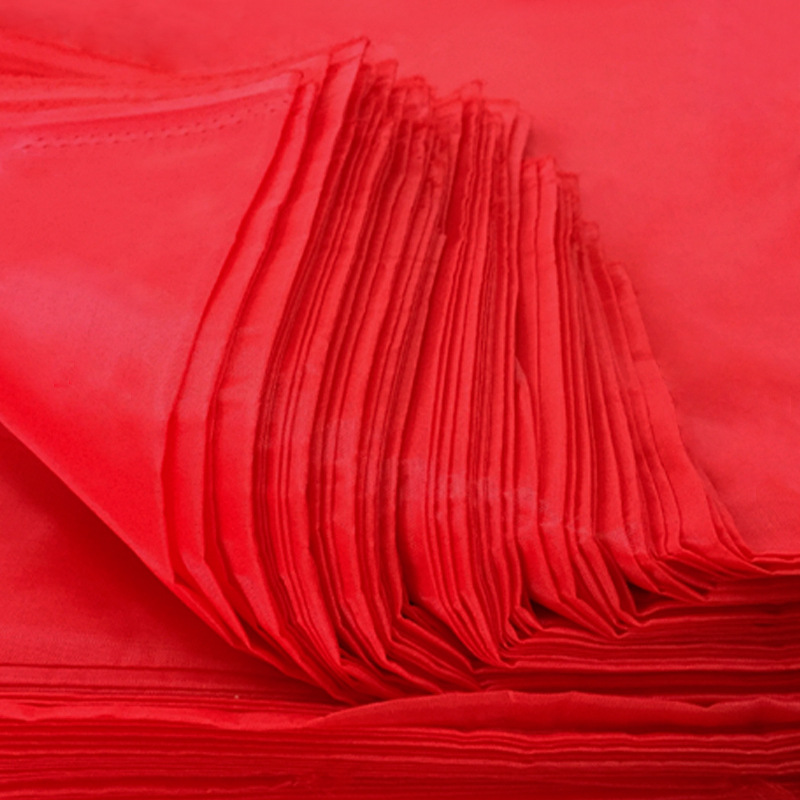 大红绸布 店铺开业红布 大红花布 婚庆喜事专用布料