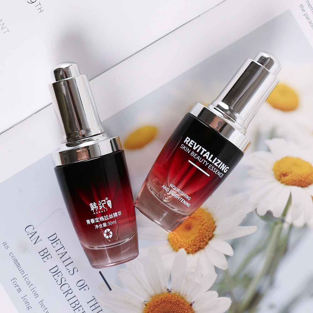 韩纪青春定格拉丝精华补水保湿嫩滑水润护肤品精华液护肤品批发