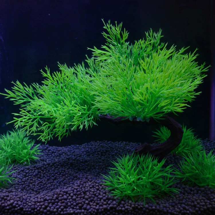 鱼缸装饰造景仿真塑料水草假水草批发水族用品装饰摆件仿真水草