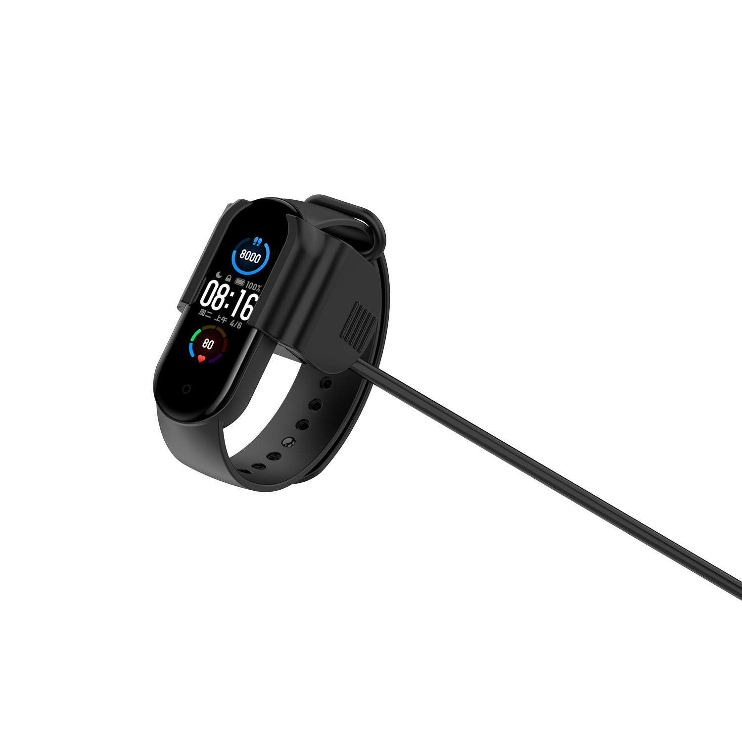 适用于小米手环6充电器小米手环6磁吸充电线5代nfc免拆卸充电夹