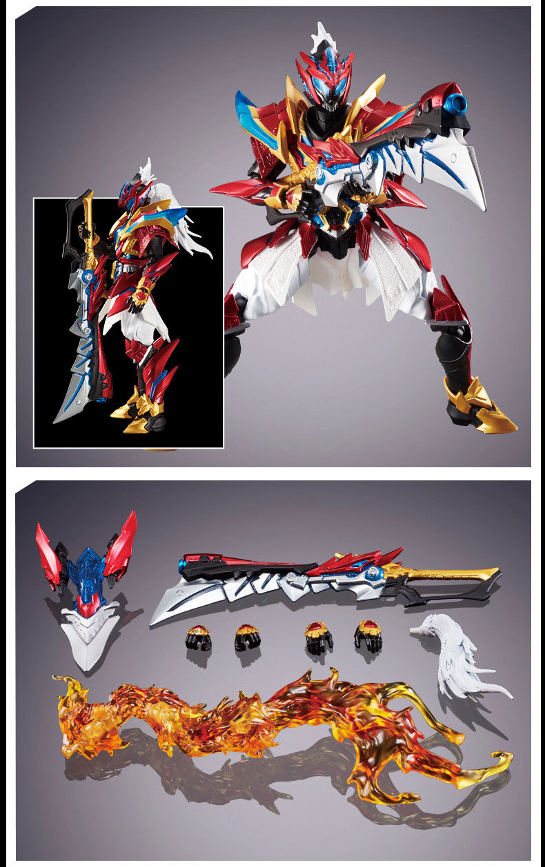 双钻铠甲勇士玩具人偶猎铠进化版帝皇铠甲马帅鹰帅珍藏版手办