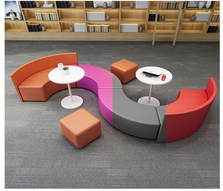 图书馆沙发阅读区沙发阅览室沙发亲子园沙发早教沙发酒店商店沙发