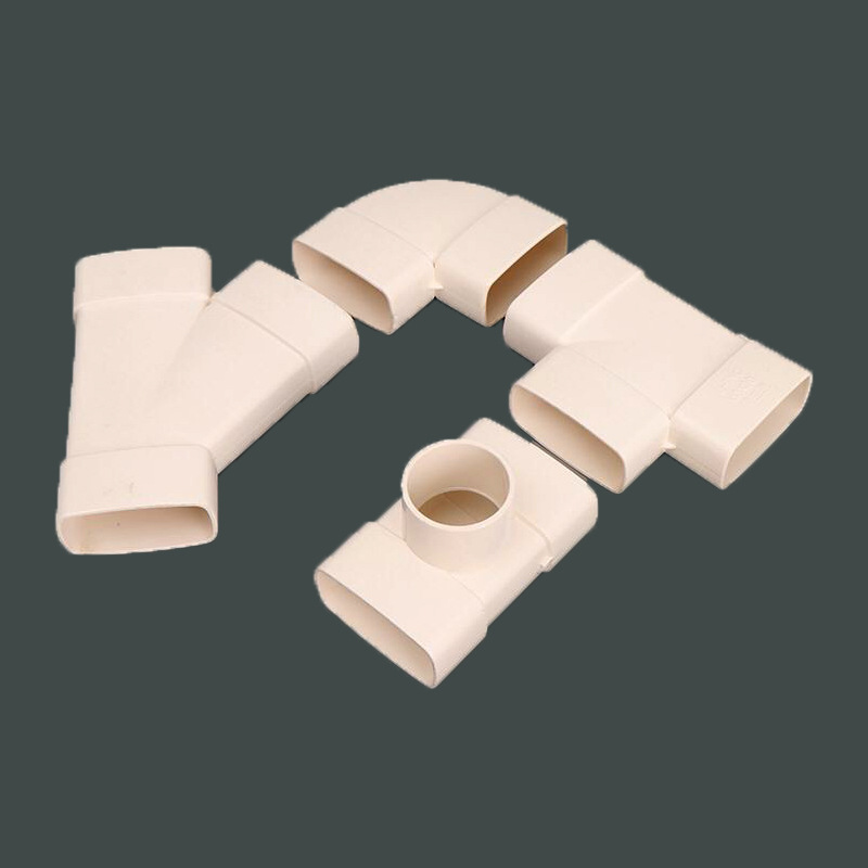 厂家直销pvc管件63位移扁管件大全直接弯头三通移位变径异形配件