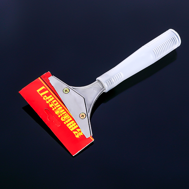 加厚款塑柄铝头清洁刀 玻璃清洁铲清洁刀 保洁家政用清洁刀