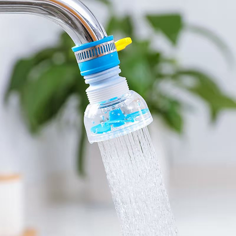 第三代厨房水龙头过滤器自来水防溅花洒可伸缩旋转喷头带卡口批发