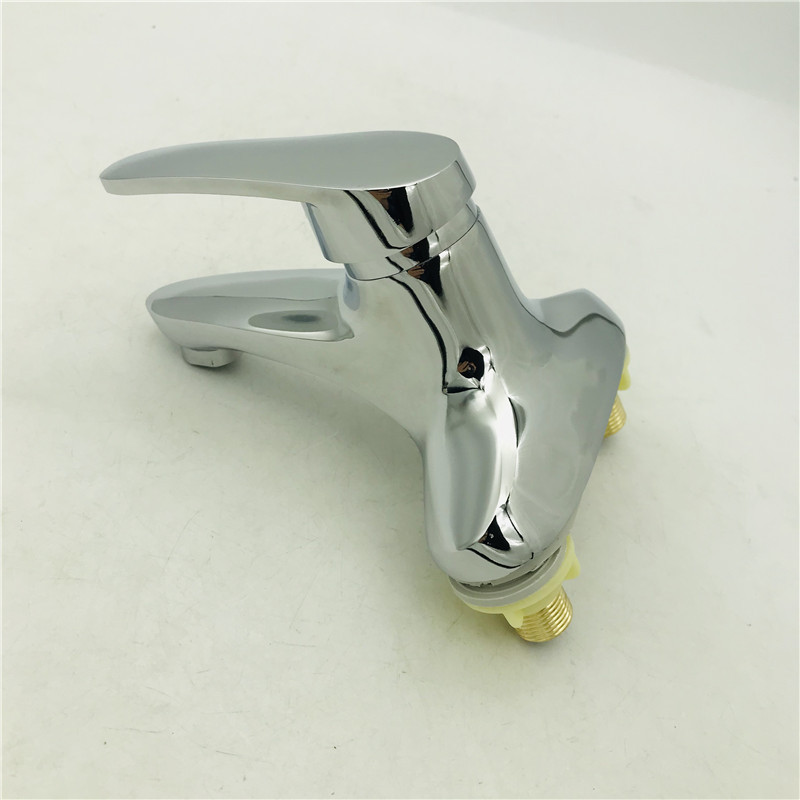 赛洛两联脸盆水龙头 冷热双孔面盆水龙头二联混水两孔洗手盆龙头
