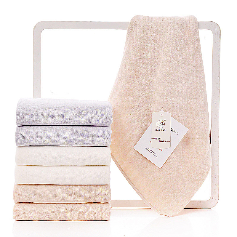 旭生银离子毛巾家用纯棉纱布成人洗脸防臭吸水不掉毛三条装