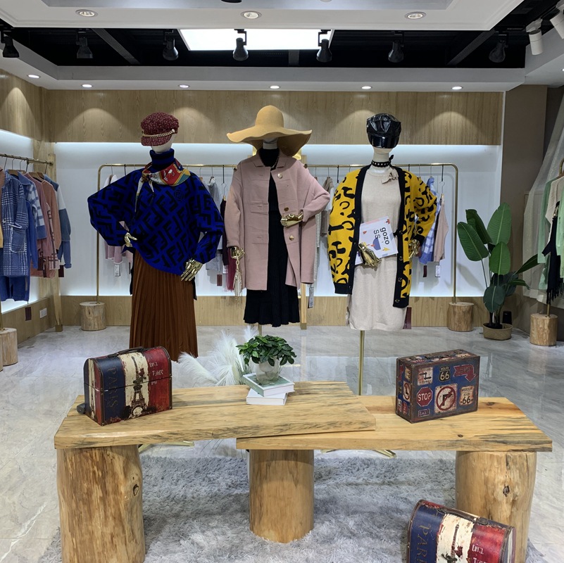 秋芭莎大码毛衣专柜撤柜品牌折扣剪标女装淘宝抖音直播一手货源