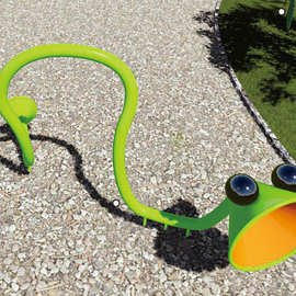 户外儿童不锈钢传声筒幼儿园感统器材传声创意非标无动力游乐设备