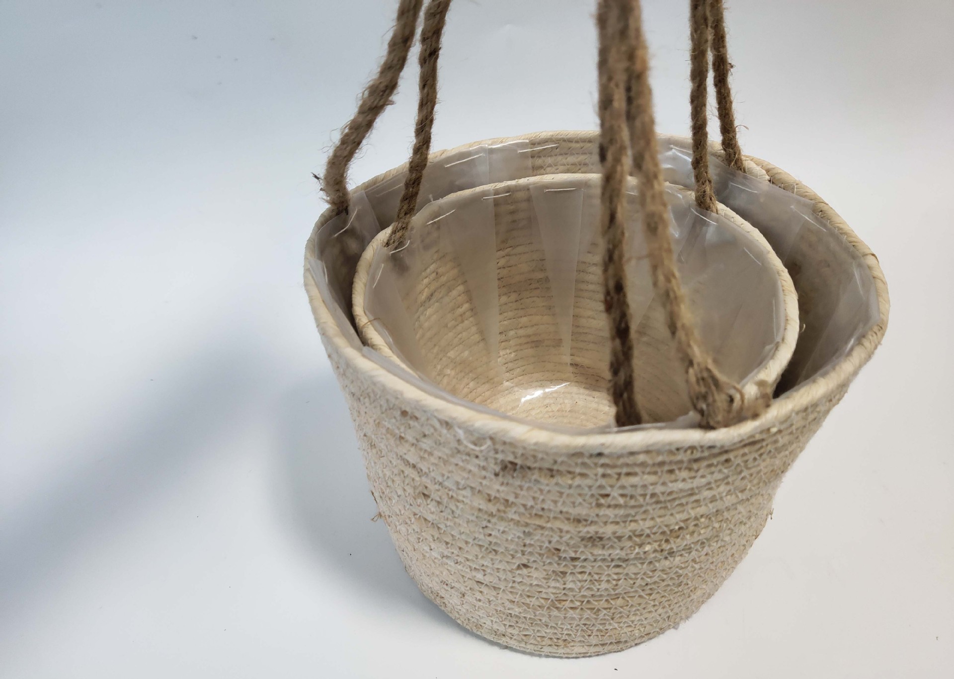 厂家直销处理纯手工编织收纳筐收纳盒衣服篓草编制品玉米皮草编框