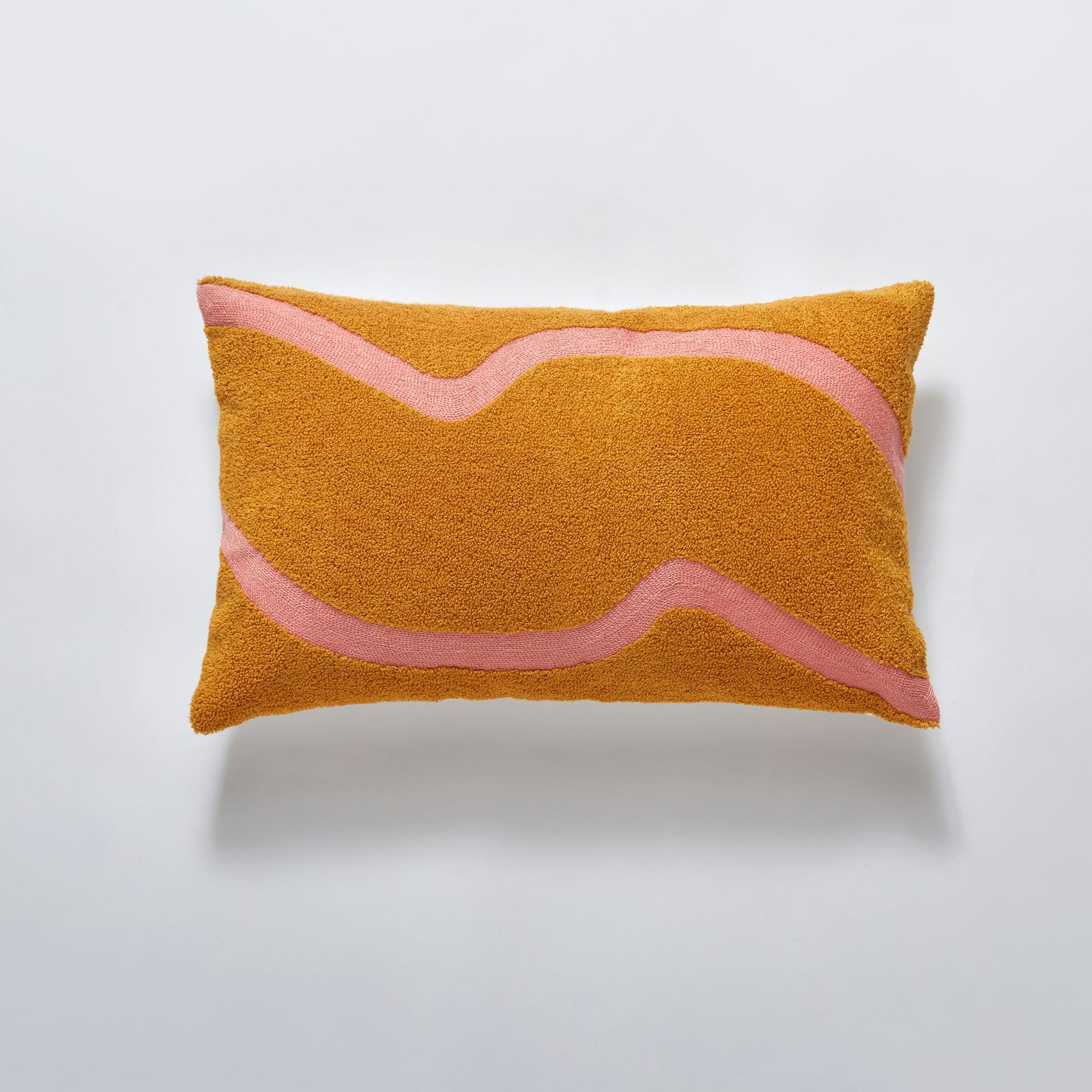 秋冬新品棉质簇绒刺绣抱枕沙发靠垫客厅装饰枕头圆形枕跨境批发