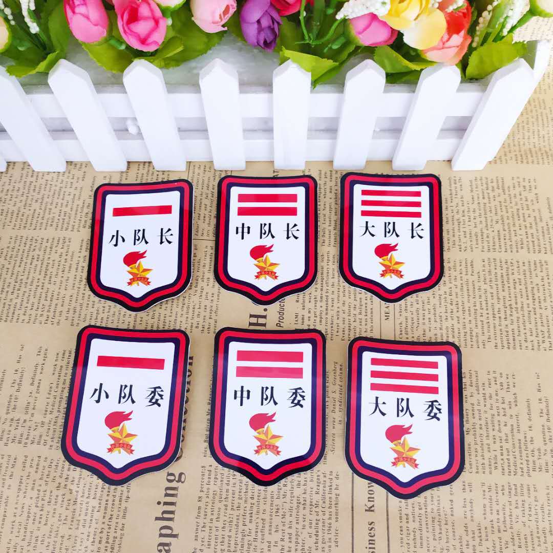 少先队标臂章小学生队长标志一道杠二道杠三道杠大中队长对委袖标