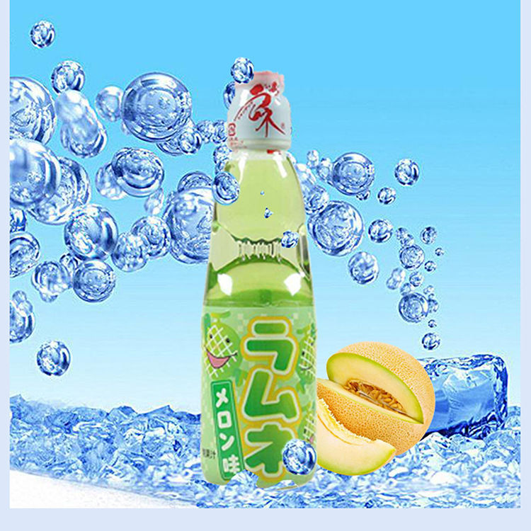 日本哈达波子汽水 原装进口饮料 弹珠汽水 多种口味可选泽 200ml