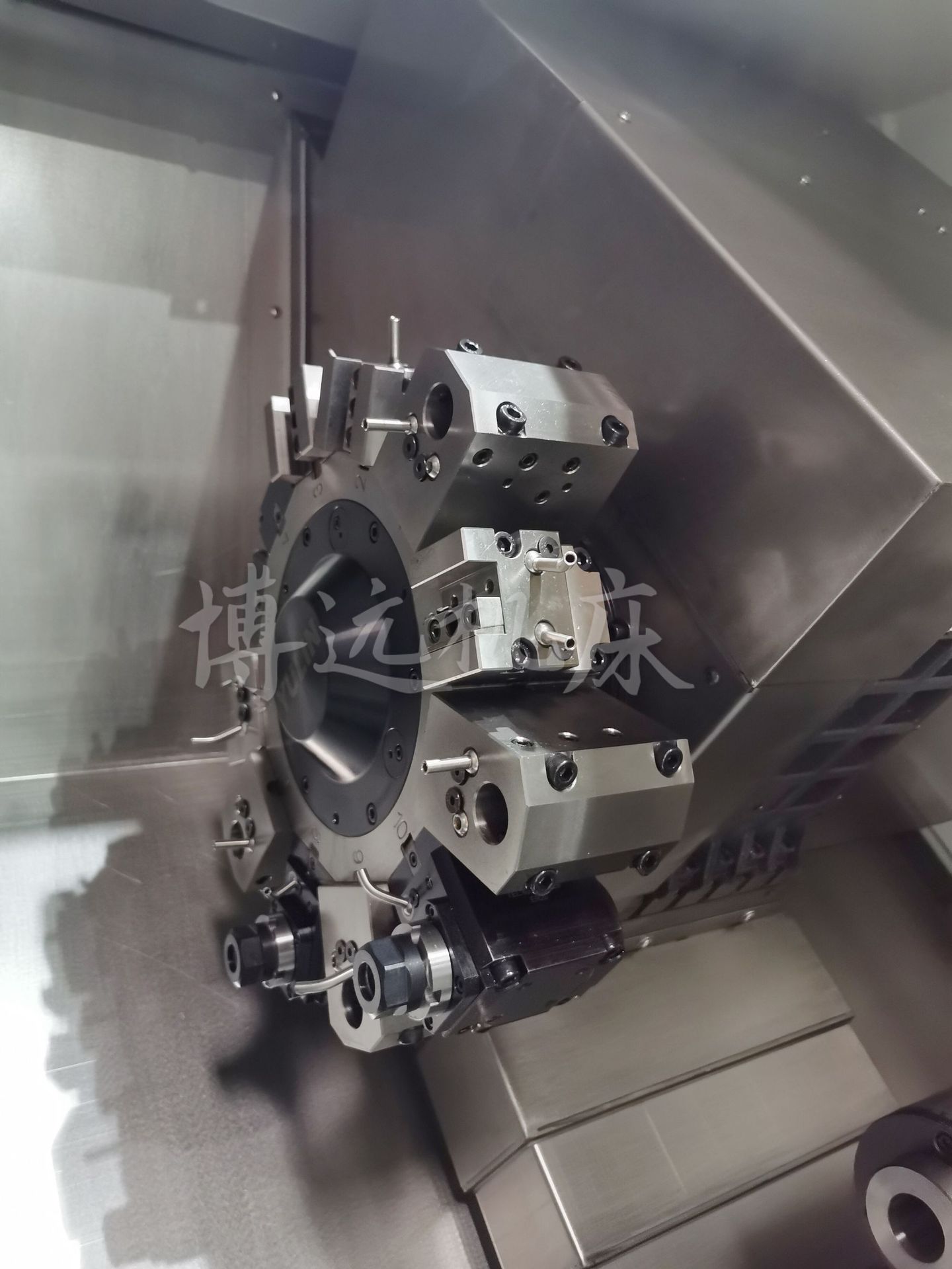 广州佳盟子车铣复合 带动力头刀塔 带y轴 gs460y精密车铣数控车床