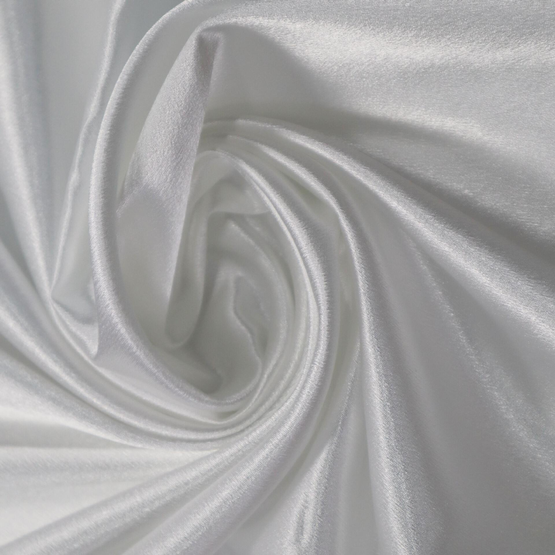 水晶缎色丁布 涤纶弹力色丁 闪光绸缎面料 女装 连衣裙 礼服布料