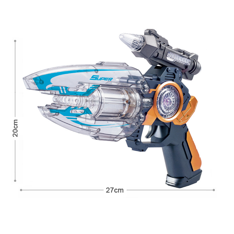 Voice Gun Telescopic Vibration Acousto-Optic Gun Military Model Factory Direct Sales Electric Toy Gun