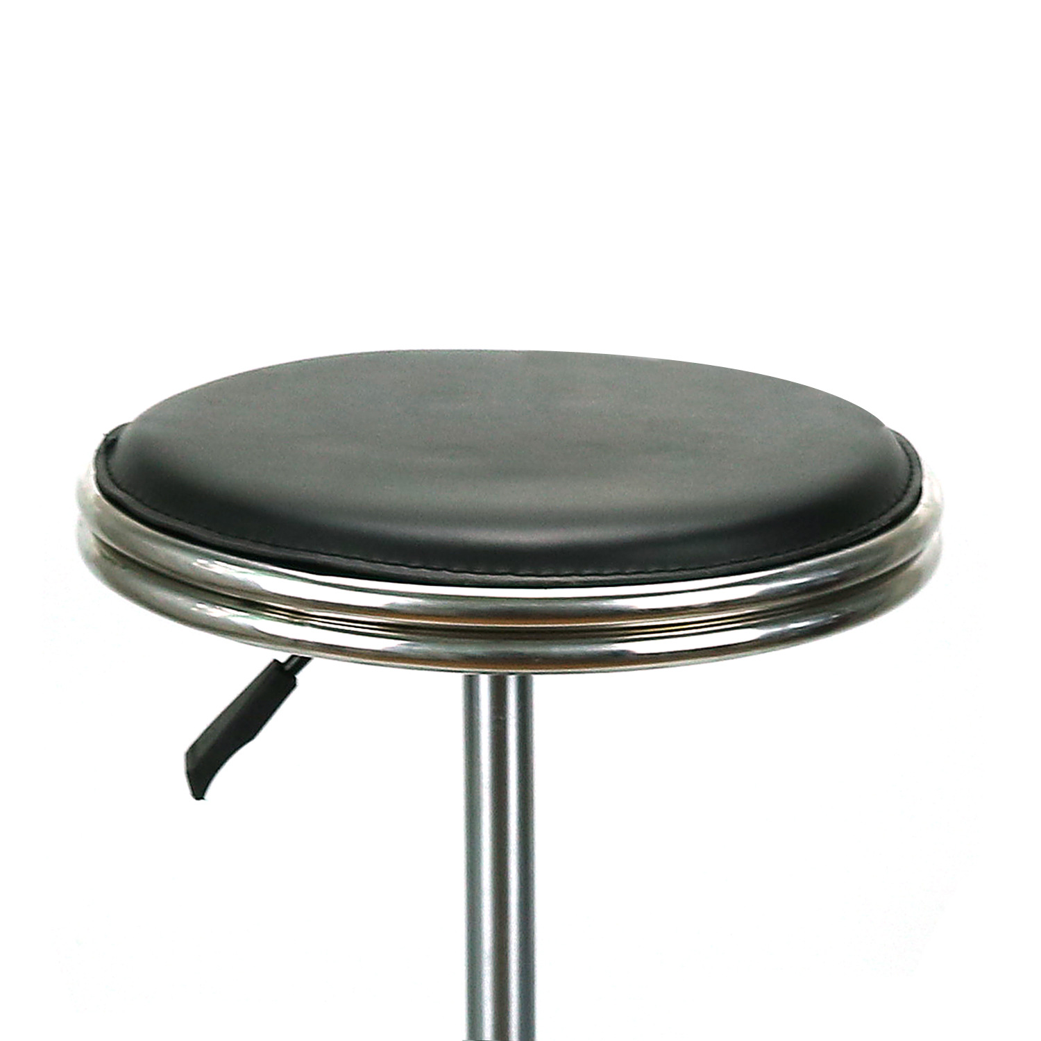 升降圆凳实验室圆凳防静电圆凳学校电脑室升降小圆椅子滑轮圆凳