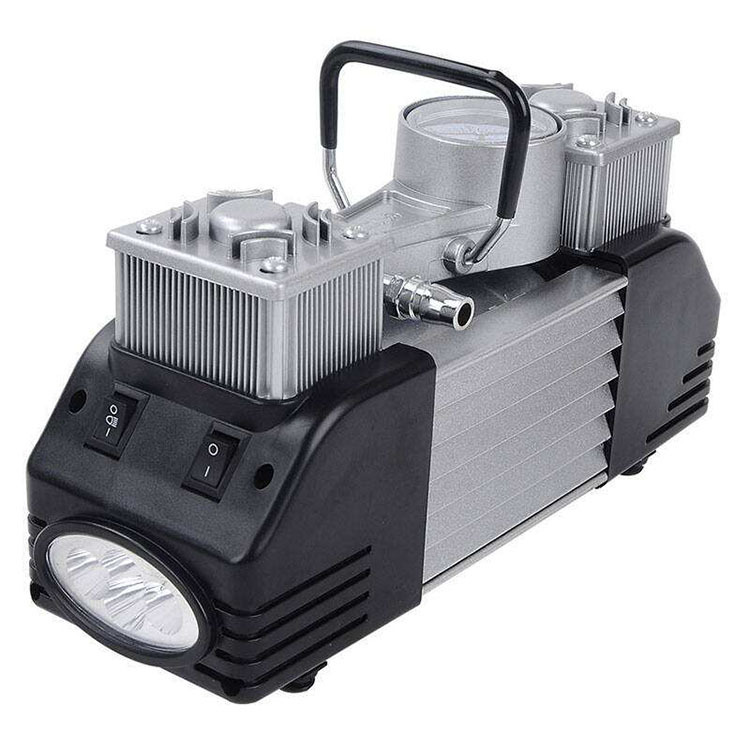 车载充气泵 双缸高压电动 汽车用轮胎打气泵 大功率 应急充气泵