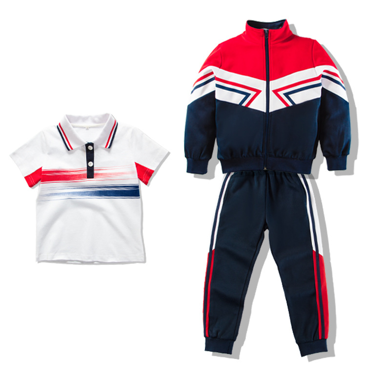 Student Uniform Color Matching Sportswear Leisure Suit