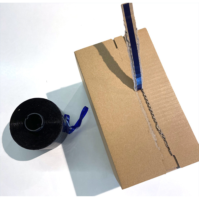 厂家定制拉链纸箱专用撕拉条拆封线10mm易撕带开封拉线胶带撕拉条