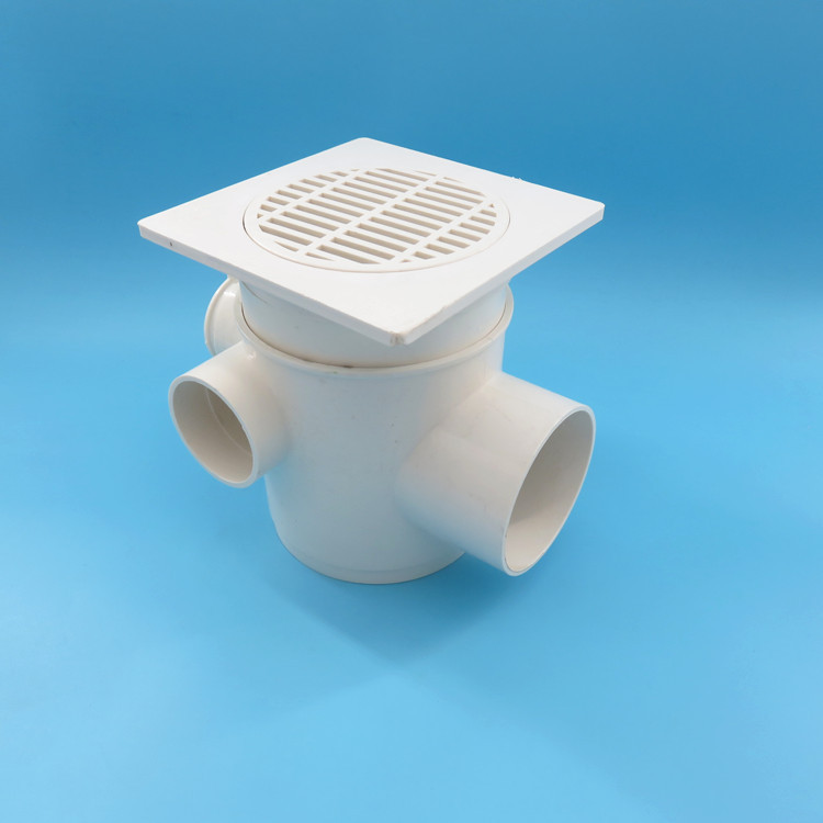 pvc多功能防臭地漏110*75*50防臭卫生间厕所下水管同层排水多功能