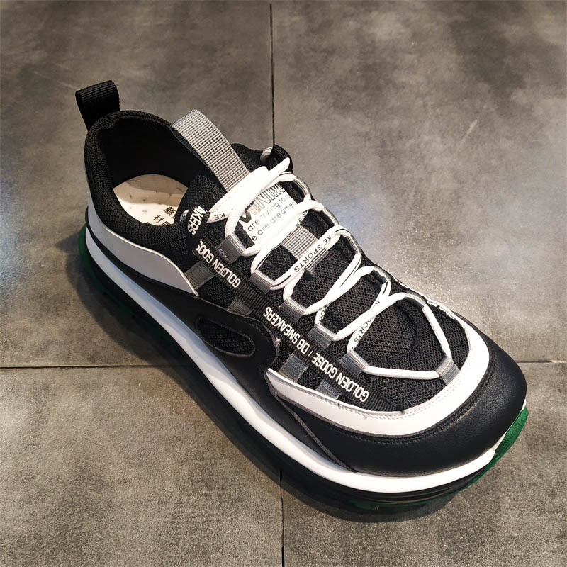 【现货】新款网红小丑鞋男精神小伙男鞋夏季透气网面厚底鞋337