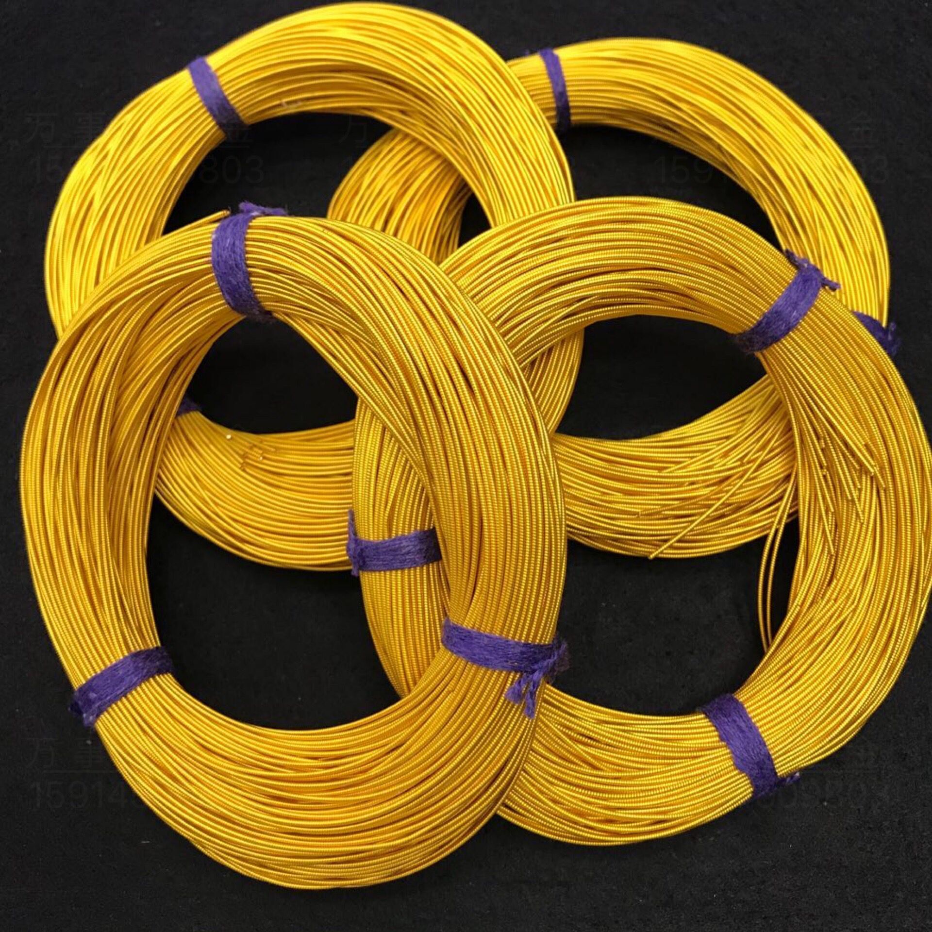 印度丝 金色硬丝圆软丝 圆硬丝扁丝方丝 硬丝 金属弹簧丝材料震丝