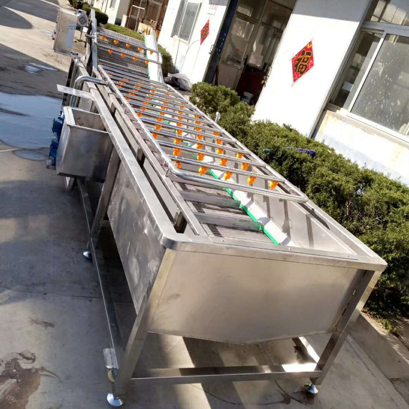 全自动小龙虾清洗机小龙虾清洗流水线连续式小龙虾加工成套设备