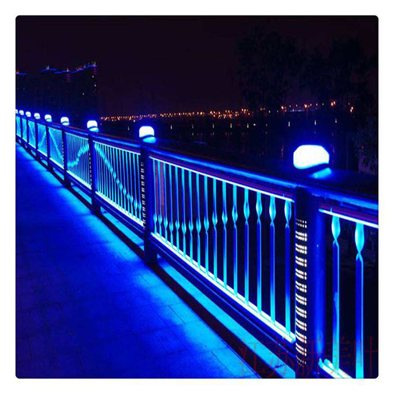 厂家定制灯光护栏 不锈钢灯光护拦现货 桥梁灯光护栏加工设计