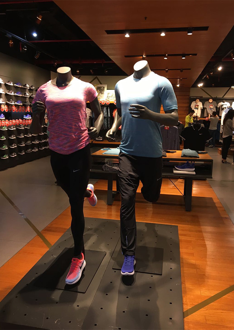 服装模特道具运动跑步男女全身陈列假人体模型橱窗展示架模特道具
