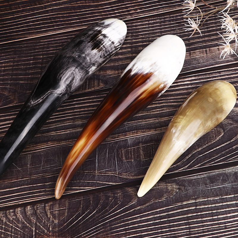 按摩礼品 牦牛角刮痧筒 黑花牦牛角刮痧棒 可刻定批发-阿里巴巴