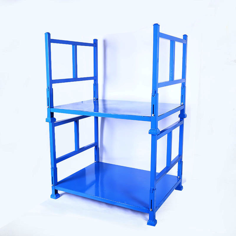 厂家直供折叠式堆垛架仓库货架可移动码垛架子仓储冷库架