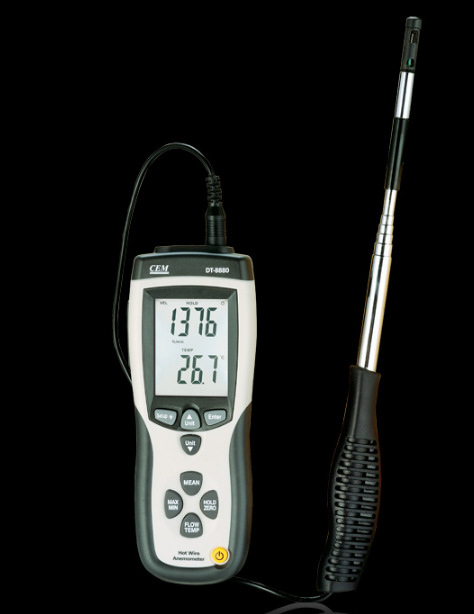 cem华盛昌 dt-8880热敏式风速仪