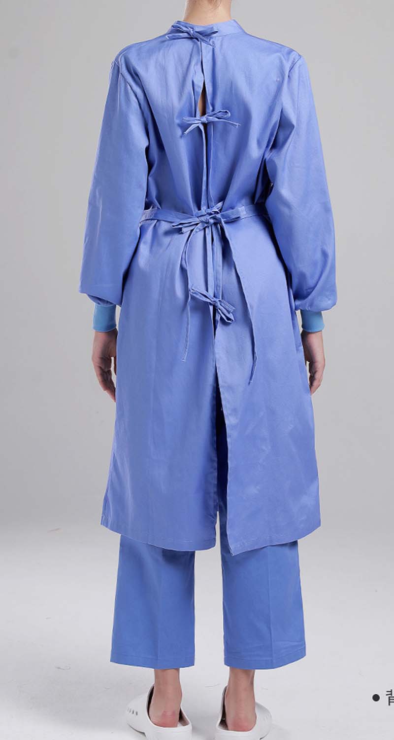 连体手术衣 手术室用长袖工作服 医生手术袍洗手服半包全包隔离衣