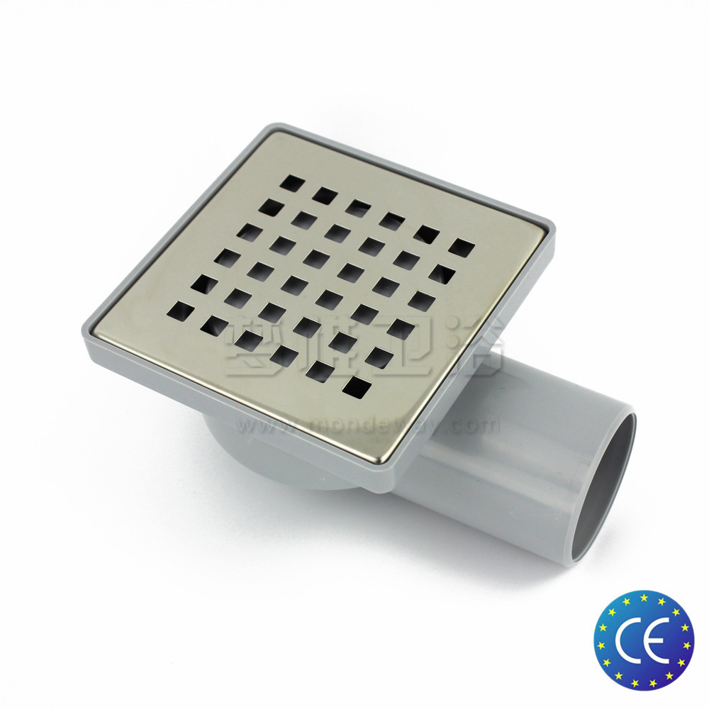 304不锈钢地漏面板 防臭卫生间阳台大排量方形 浴室