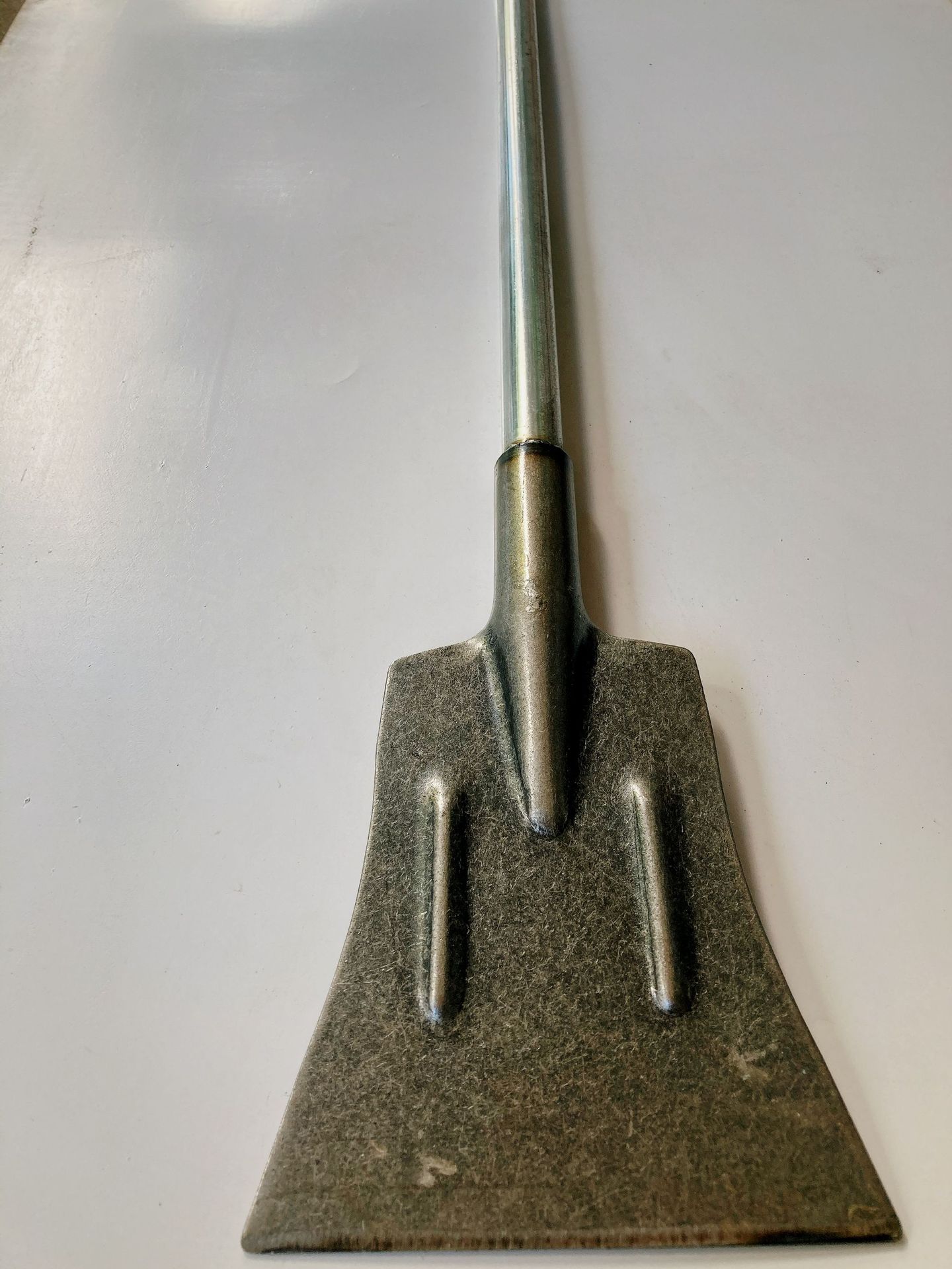 代氏家锰钢雪铲雪锹清粪铲加厚铲冰镩冰铲子农用推粪铲扁铲除雪铲