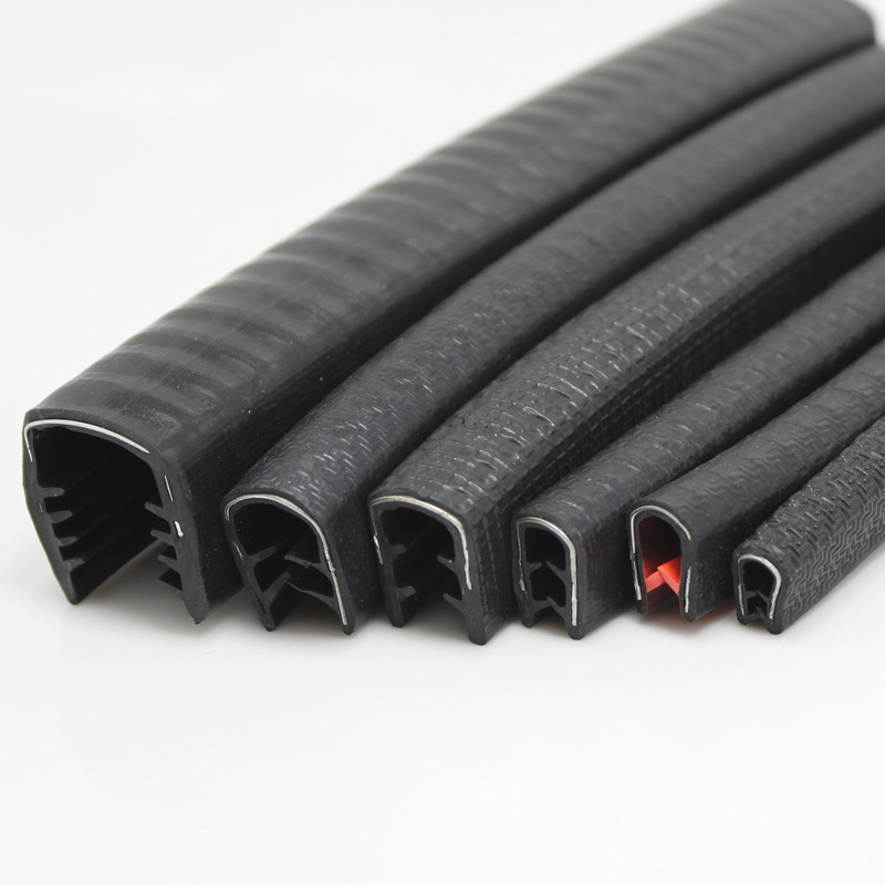 u型胶条 u型玻璃压条橡胶防护密封条 u型包边胶条 机箱柜门封边条