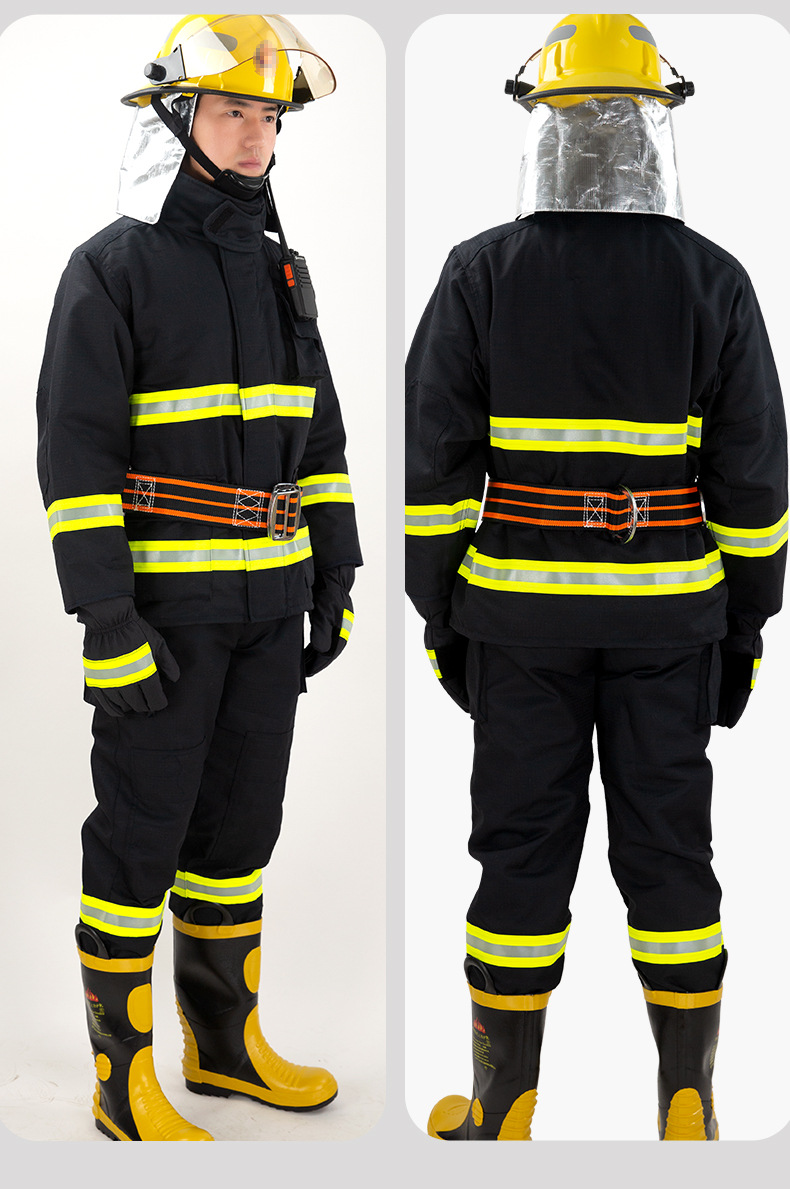 14款消防员灭火防护服3c认证强检消防战斗服五件套阻燃防火消防服