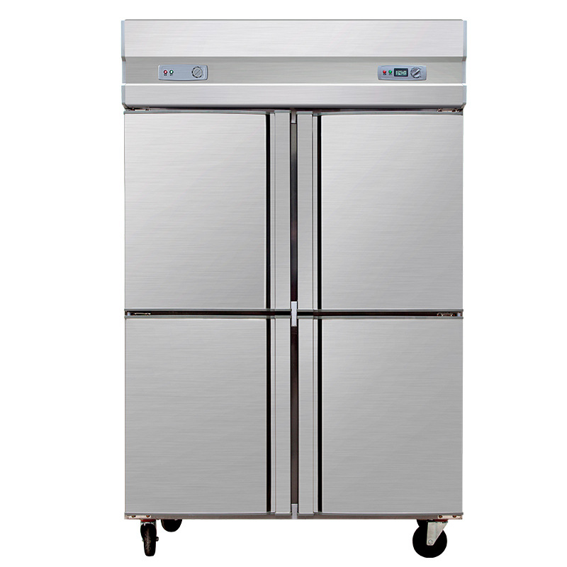 成云四门冰箱商用冷柜冷藏冷冻双温厨房立式保鲜四开门冰柜大容量