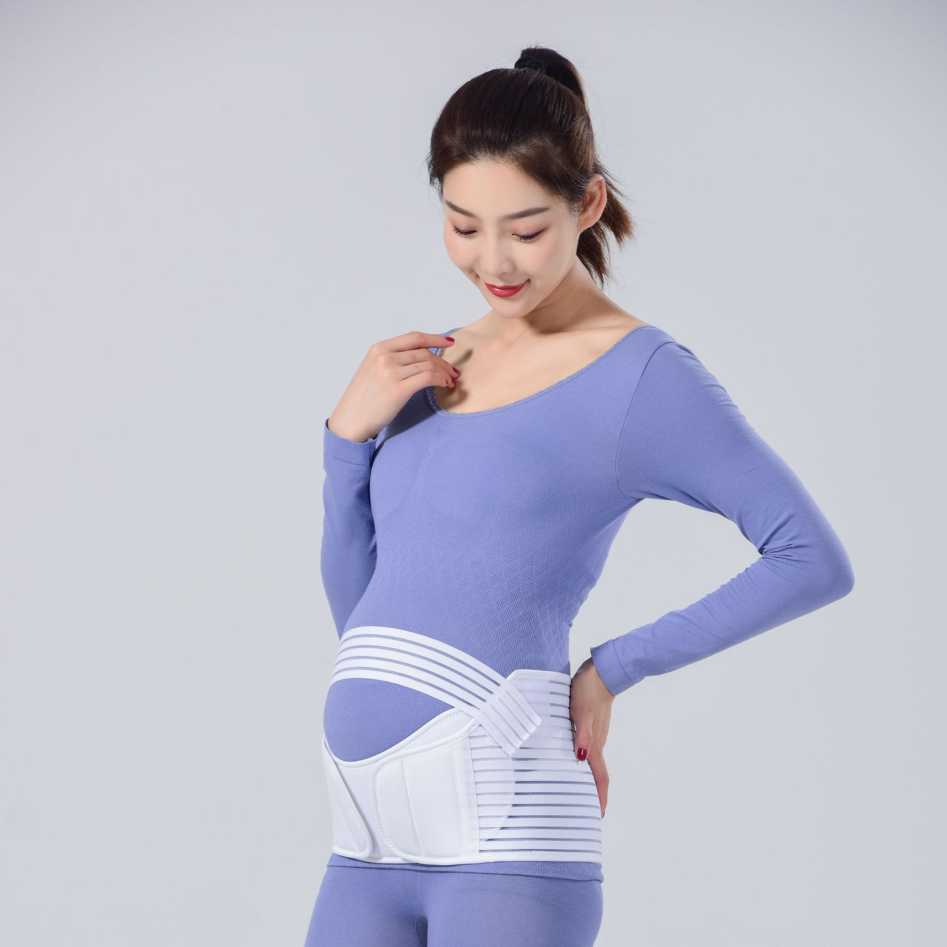 孕妇产前托腹带透气型舒适型孕妇腰部支撑带保胎带孕妇护腰带厂家