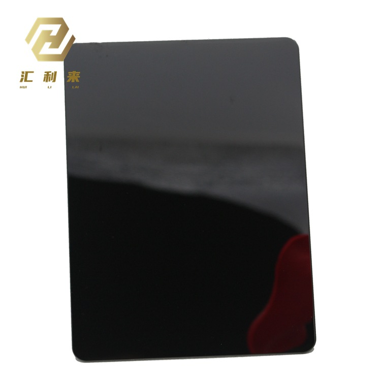 黑钛金不锈钢装饰板 镜面拉丝乱纹工艺 枪黑色无指纹不锈钢板厂家