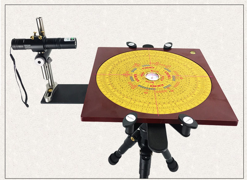 小号激光罗盘支架三脚架无磁红外线十字线随身定位仪