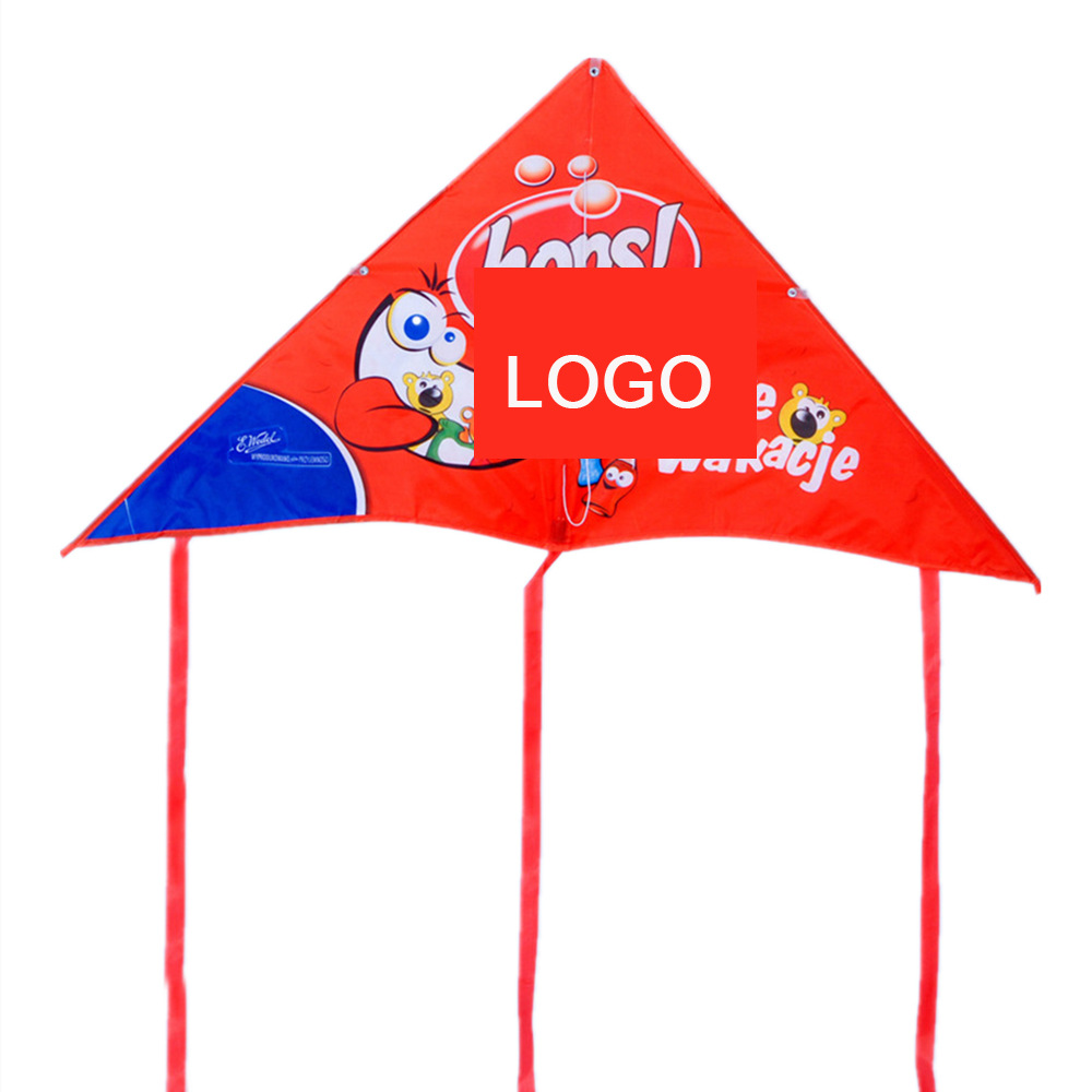 定制加工生产热转印刷logo三角广告促销风筝
