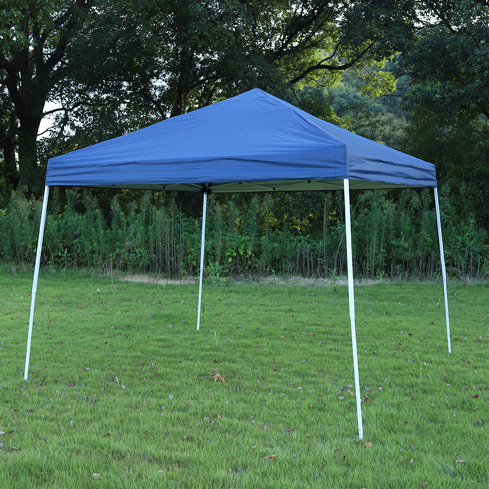 户外折叠帐篷半自动户外遮阳伞摆摊四角腿广告帐篷伞定制logo