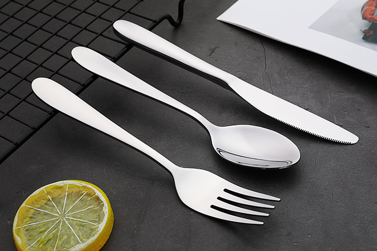 现货供应儿童餐具420不锈钢餐具套装儿童刀儿童叉勺咖啡勺套装