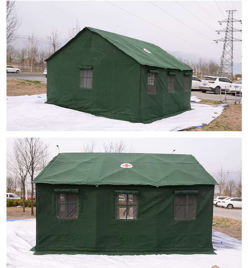 95型通用卫生帐篷救灾医疗帐篷野战训练医疗制式救护应急医院帐篷