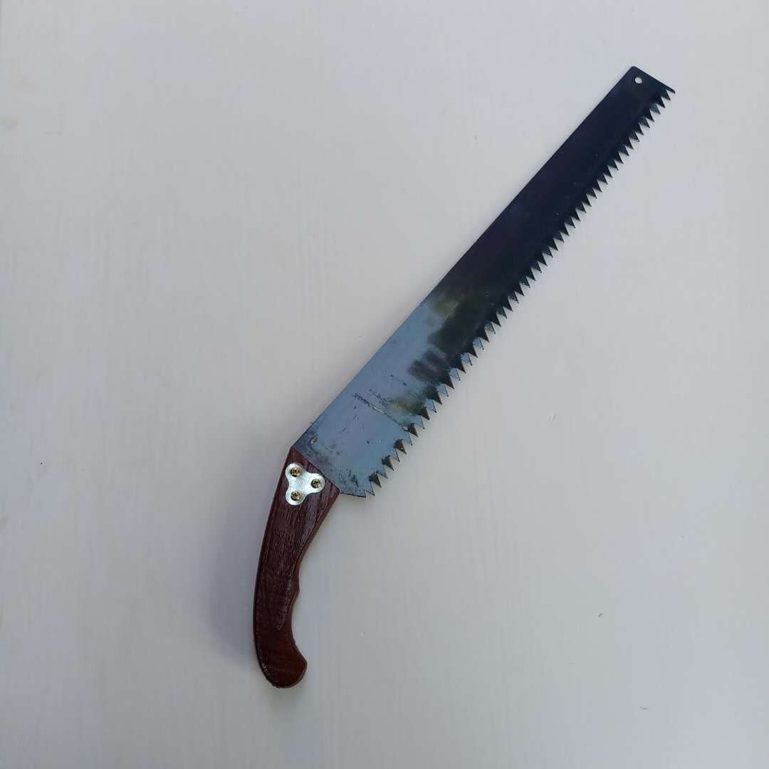 厂家供应 不锈钢手板锯 园林弯把锯子 锰钢刀锯 修枝锯子
