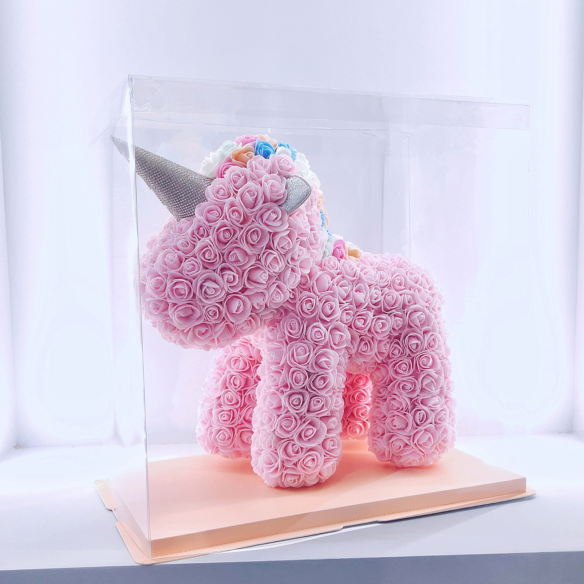 永生花独角兽玫瑰花礼盒小仙女的生日礼物七夕情人节送女友闺蜜