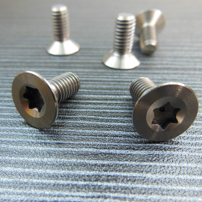 出厂价定制 出售高品质航空级别沉头梅花钛合金螺钉钛螺丝特价