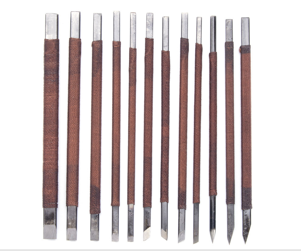 硬质合金刀 锰钢钨钢篆刻刀 石刻刀金石篆刻刀 刻章工具 散装单支